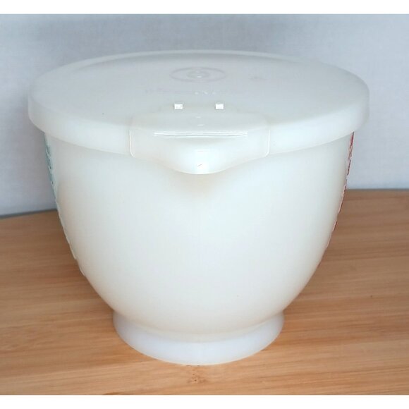 VTG Tupperware 4 Cup 32oz 1 Liter Mix N Store Measuring Batter Bowl w/ Lid 1288 - Picture 4 of 15